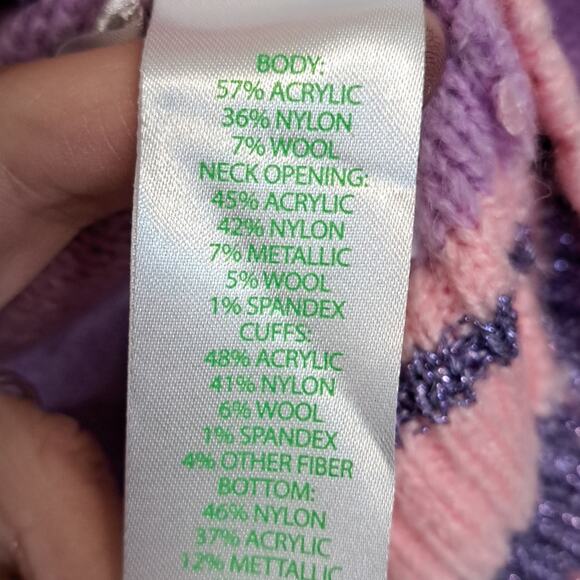 Lilly Pulitzer Dorianna Sweater Purple Iris LG - Picture 7 of 12